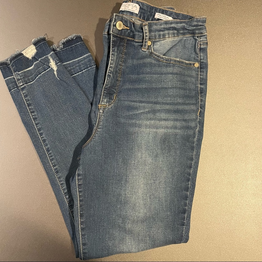 Sofia by Sofia Vergara Ankle Jeans - Blue